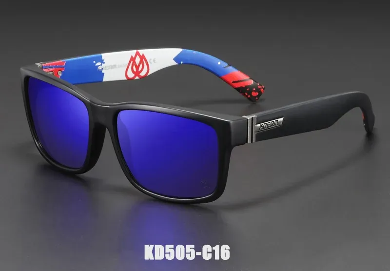 Lunettes de soleil polarisées KDEAM Revamp pour hommes, modèle sport photochromiques avec étui, conduite et activités de plein air 7