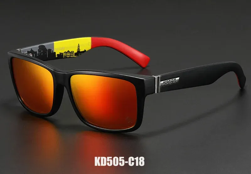 Lunettes de soleil polarisées KDEAM Revamp pour hommes, modèle sport photochromiques avec étui, conduite et activités de plein air 8