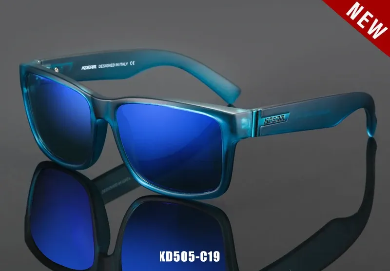 Lunettes de soleil polarisées KDEAM Revamp pour hommes, modèle sport photochromiques avec étui, conduite et activités de plein air 30