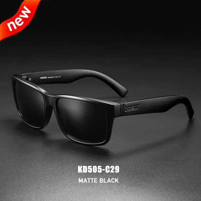 Lunettes de soleil polarisées KDEAM Revamp pour hommes, modèle sport photochromiques avec étui, conduite et activités de plein air 32