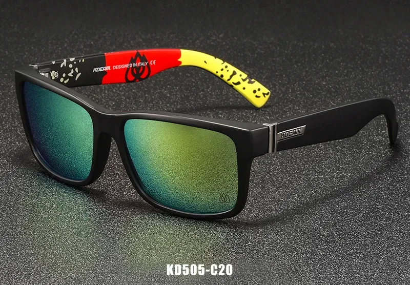 Lunettes de soleil polarisées KDEAM Revamp pour hommes, modèle sport photochromiques avec étui, conduite et activités de plein air 31