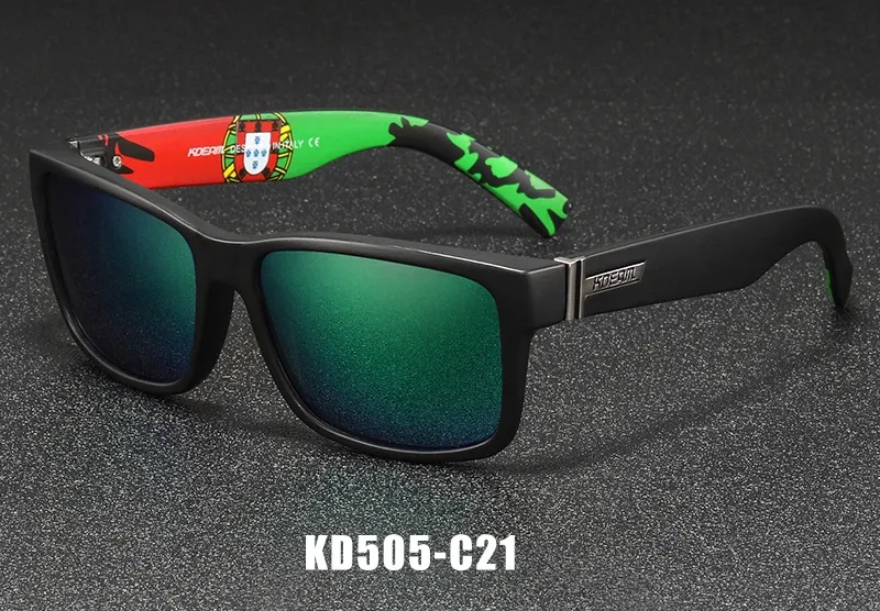 Lunettes de soleil polarisées KDEAM Revamp pour hommes, modèle sport photochromiques avec étui, conduite et activités de plein air 27