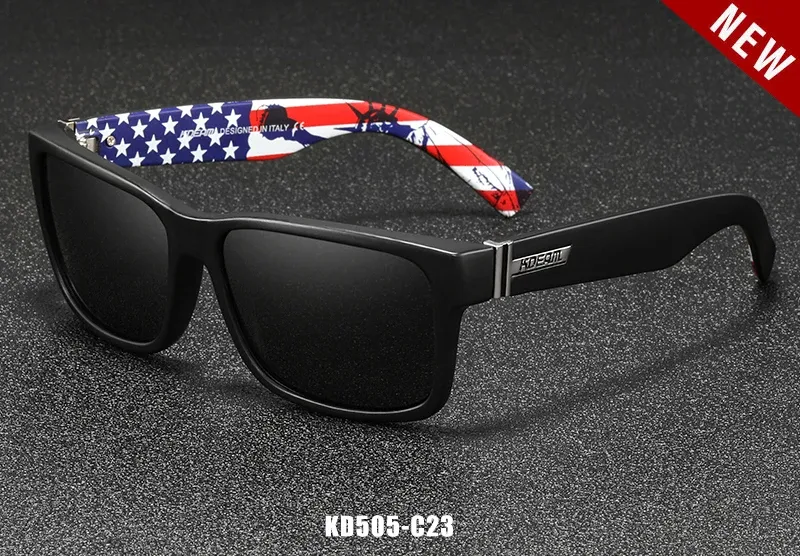 Lunettes de soleil polarisées KDEAM Revamp pour hommes, modèle sport photochromiques avec étui, conduite et activités de plein air 28