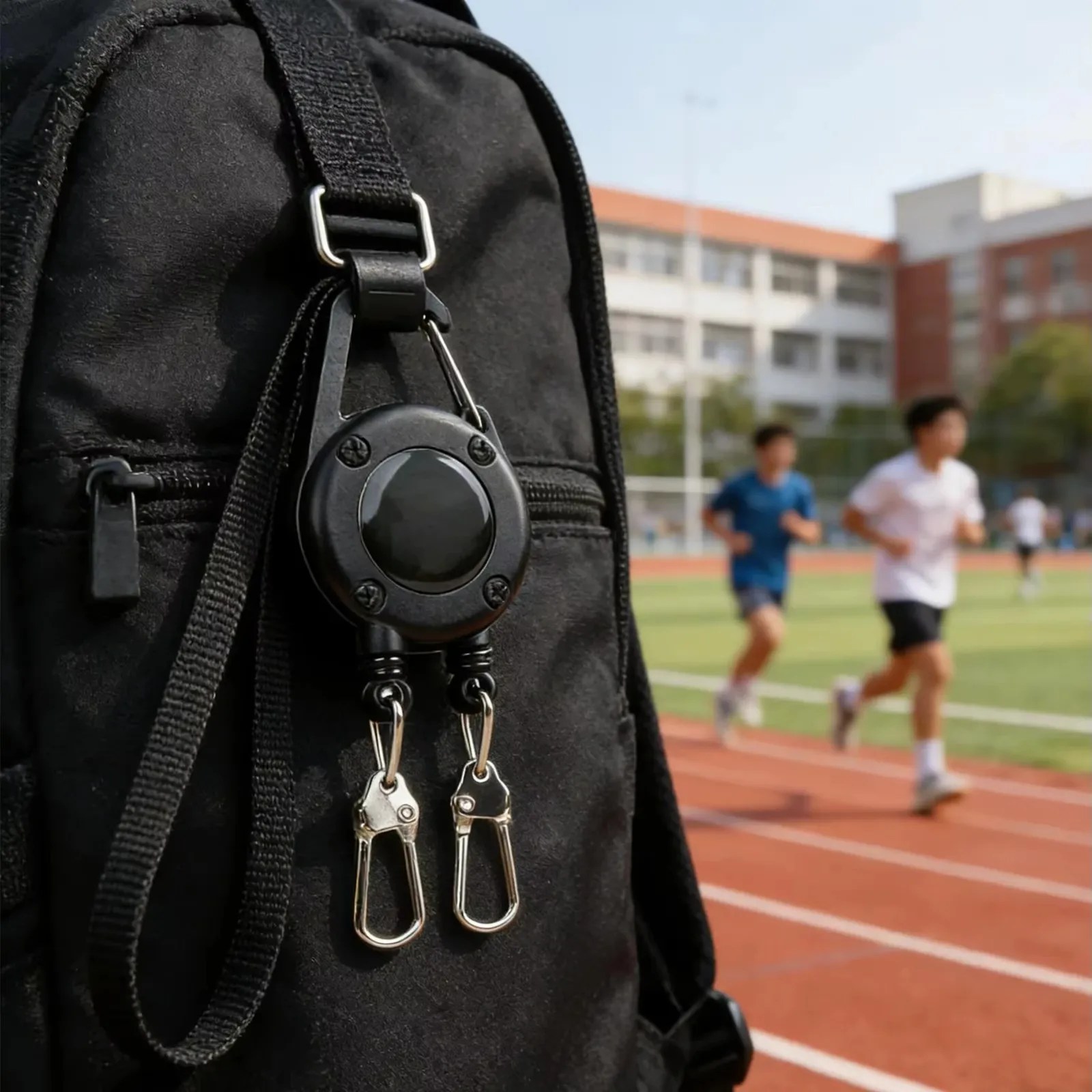 Porte-clés rétractable QAJTAO utilisé au quotidien