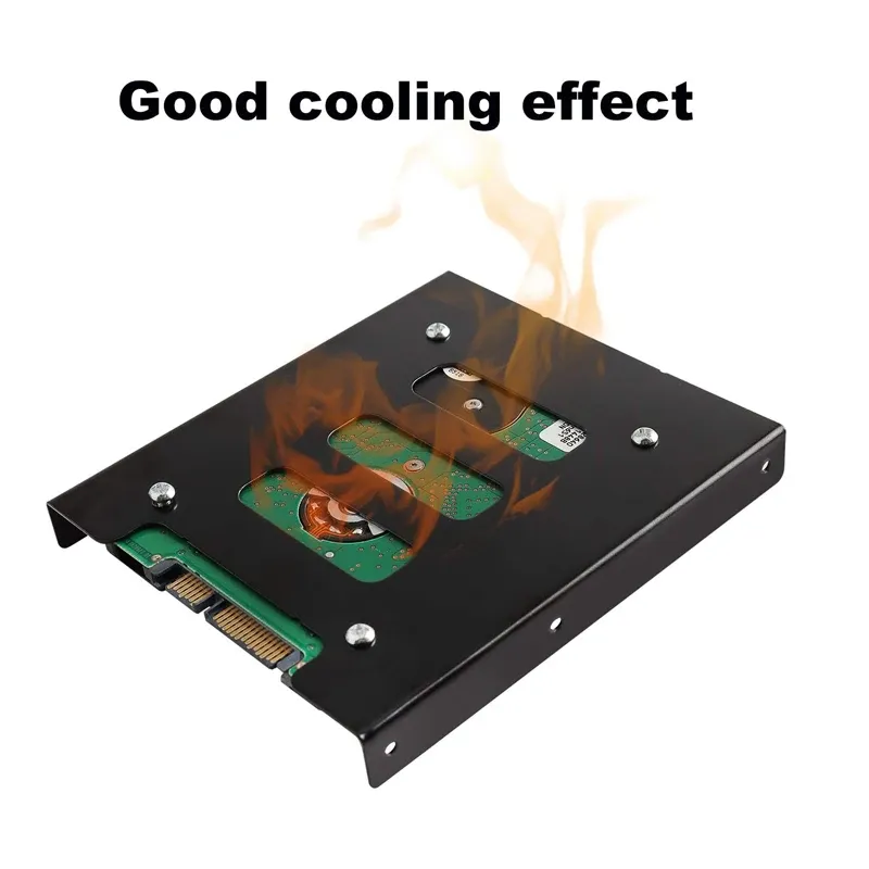 Adaptateur de montage pour disque dur 2,5 pouces vers 3,5 pouces, support SSD 4