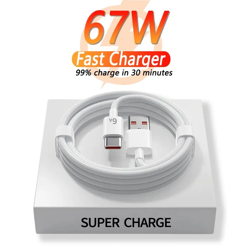 Chargeur USB Rapide 67W pour Xiaomi avec Câble USB Type-C 6A
