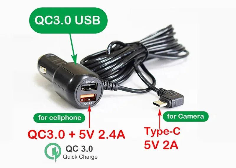 Installation du chargeur de voiture