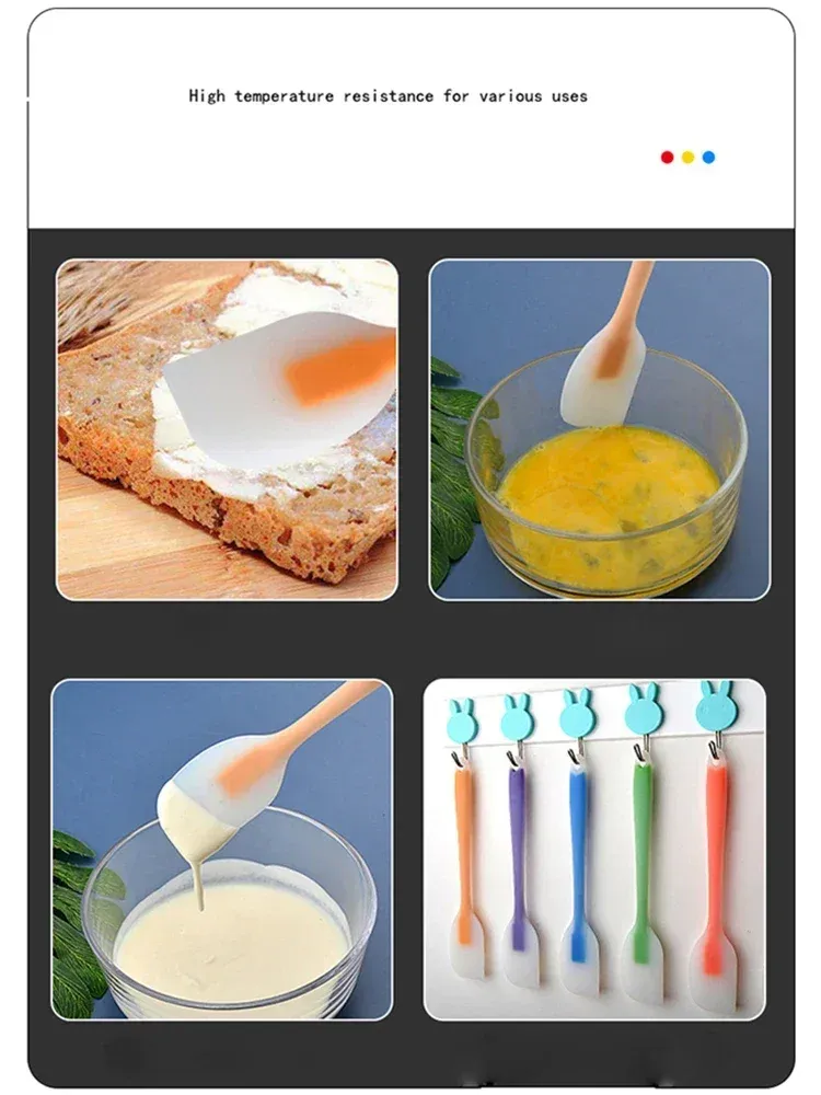 Spatule translucide en silicone, cadre de vie