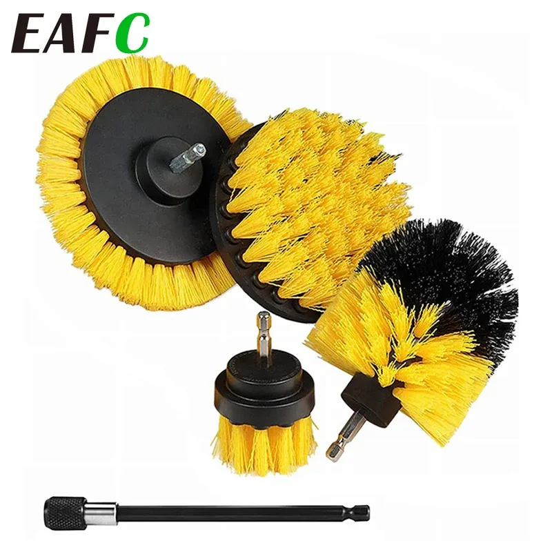 Nettoyeur de brosse de perceuse, brosses à récurer avec rallonge pour voiture, baignoire, douche, cuisine, outils d'entretien automobile, lot de 5 ou 3 pièces - Image 1