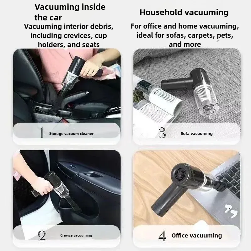 Aspirateur sans fil portatif, nettoyage de l'habitacle