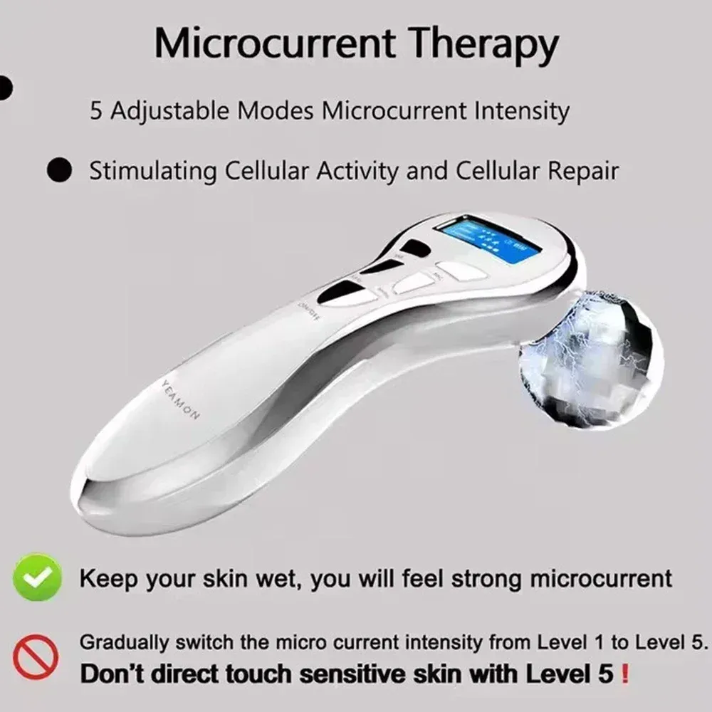 Rouleau de massage facial 4D, vue détaillée