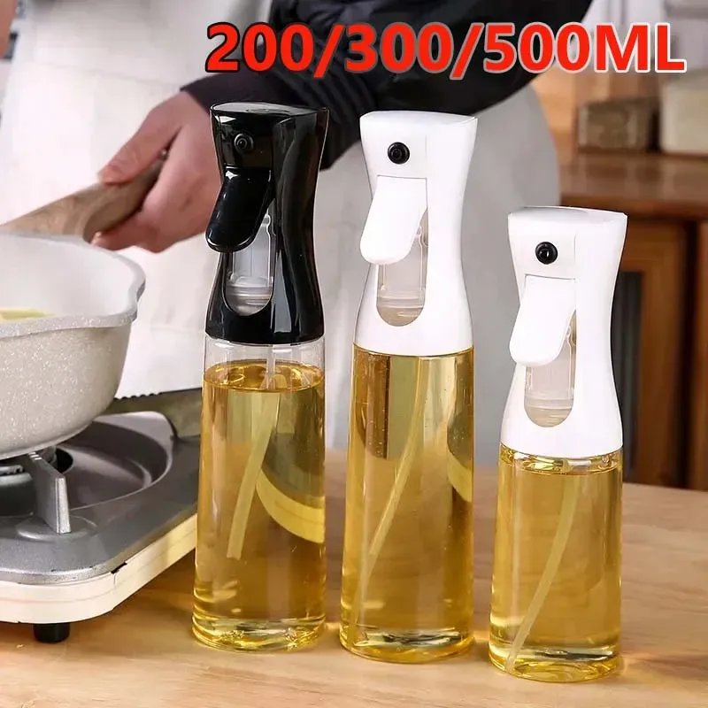 Bouteille pulvérisatrice d'huile pour la cuisine, vaporisateur d'huile d'olive pour le camping et la cuisson au barbecue, avec vinaigre de soja, 200 ml, 300 ml, 500 ml