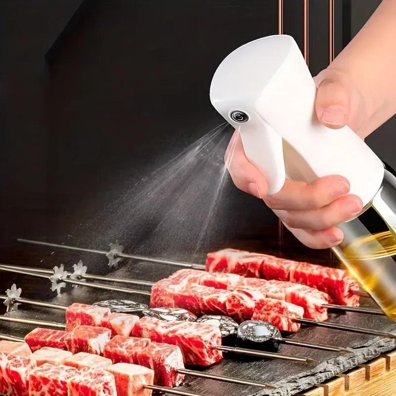 Bouteille pulvérisatrice d'huile pour la cuisine, vaporisateur d'huile d'olive pour le camping et la cuisson au barbecue, avec vinaigre de soja, 200 ml, 300 ml, 500 ml 6