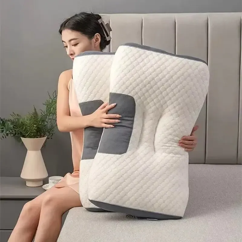 Oreiller de soutien cervical, finitions et confort