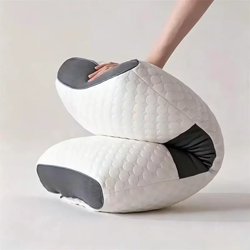 Oreiller cervical orthopédique de massage, oreiller de relaxation SPA pour la maison et le voyage 10