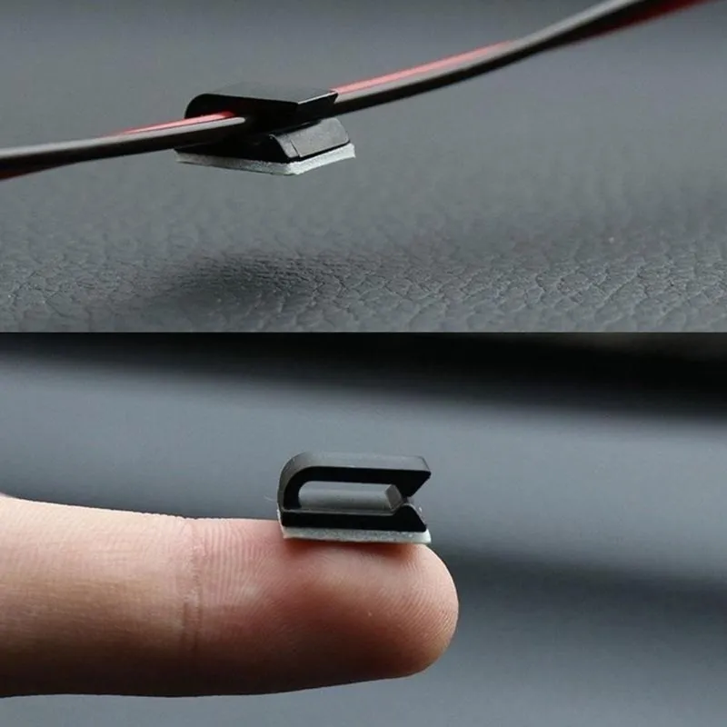 Organisation des câbles avec clips de fixation