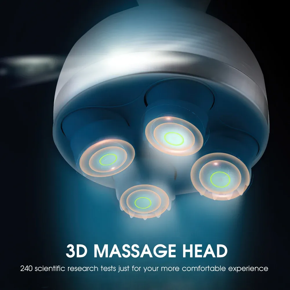Masseur de tête électrique, confort et ergonomie