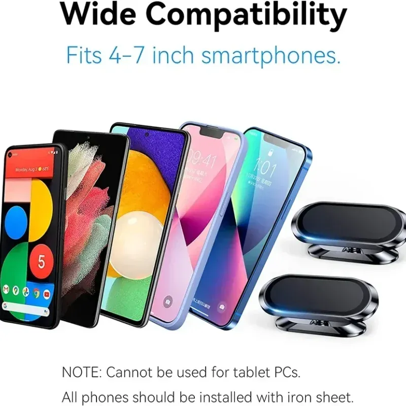 Support magnétique pour téléphone de voiture, usage au volant