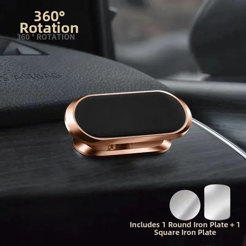 Support magnétique pour téléphone de voiture compatible iPhone 15, 14, 13, 12, 11 et Samsung, Redmi 7