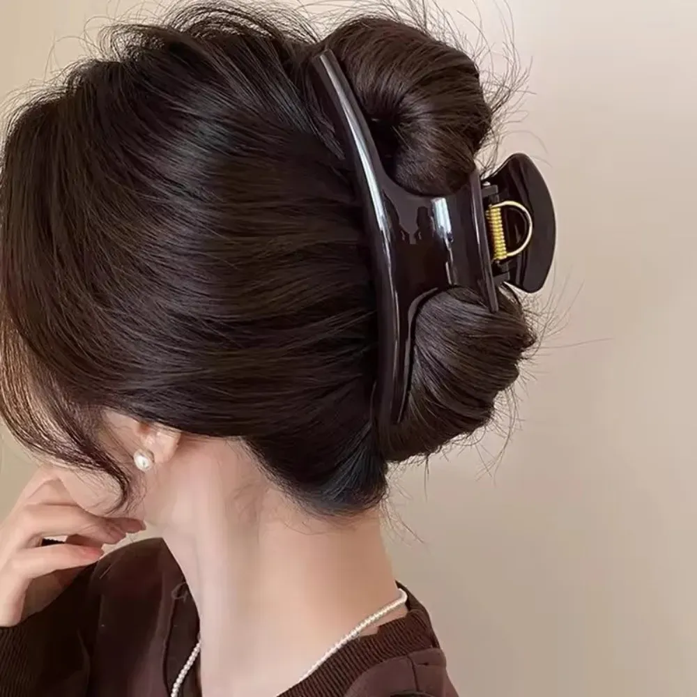 Pince à cheveux élégante et robuste de 15 cm pour femme, idéale pour cheveux longs et épais - Image 1