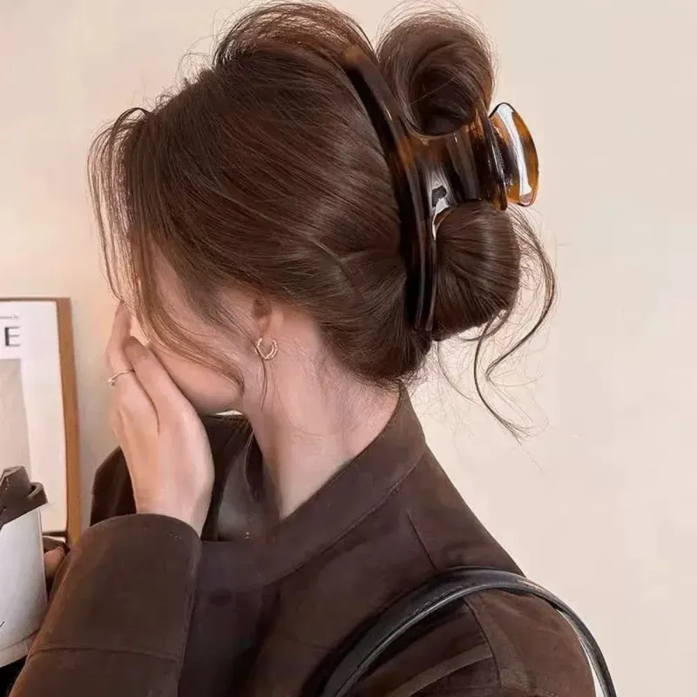 Pince à cheveux élégante et robuste de 15 cm pour femme, idéale pour cheveux longs et épais 6