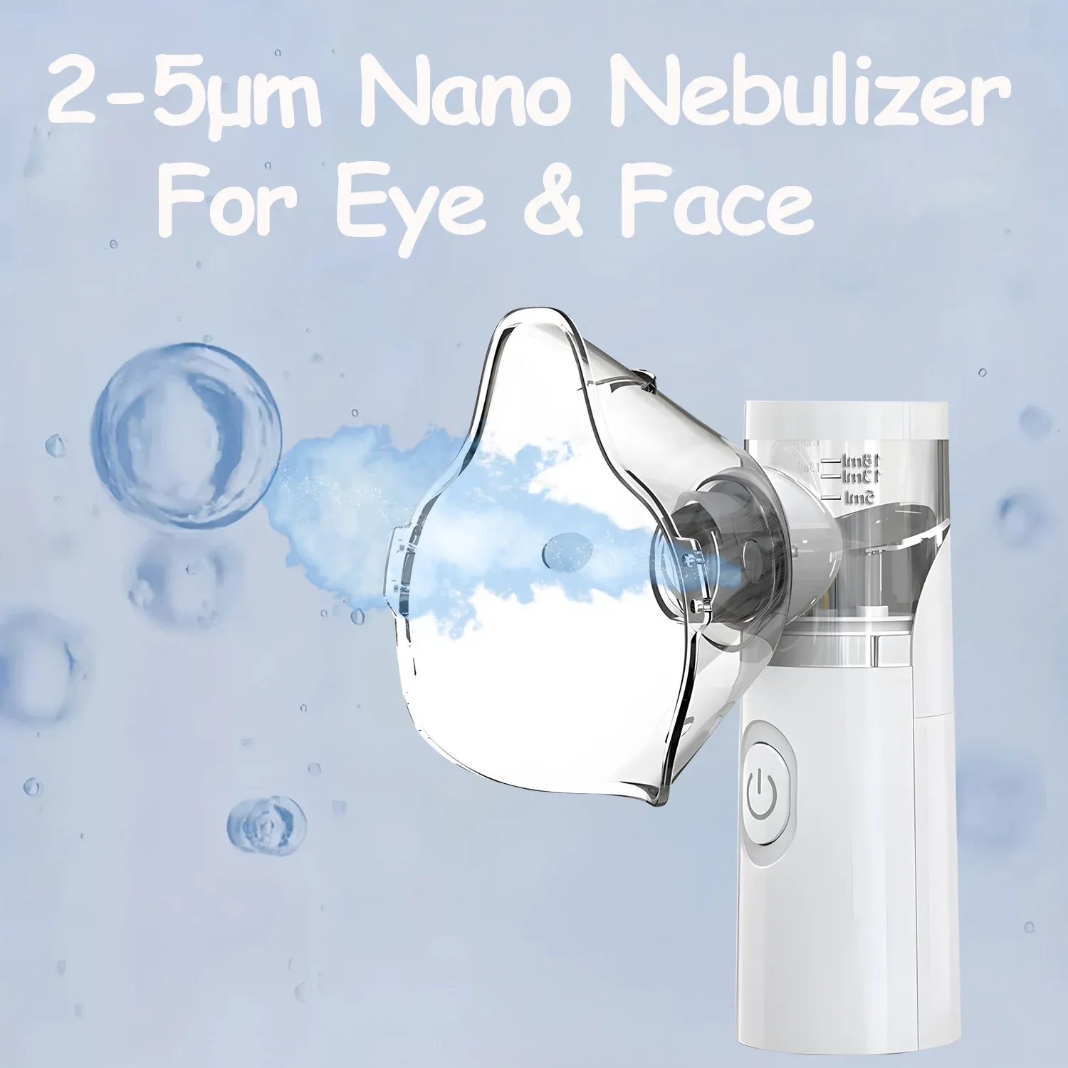 Masque oculaire chauffant à vapeur avec pulvérisateur nano hydratant 3