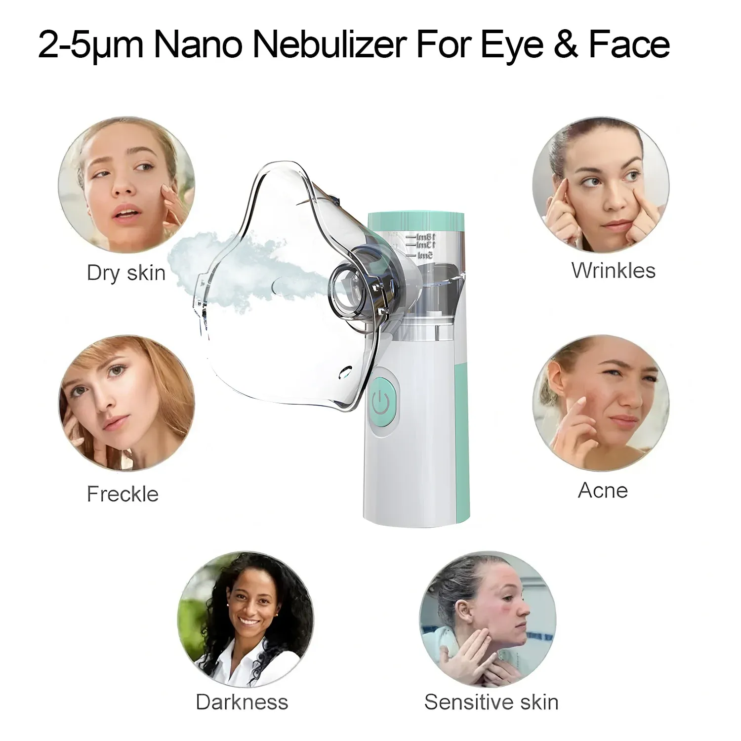 Compresse oculaire à la vapeur en utilisation