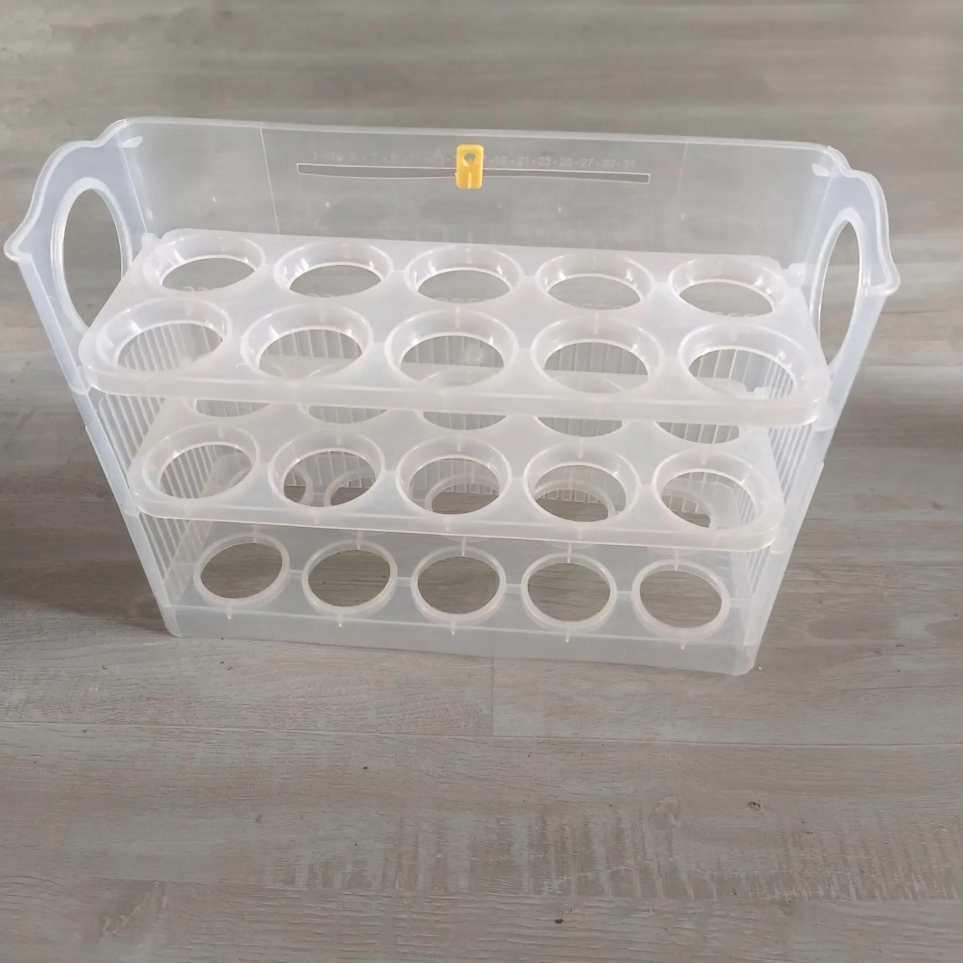 Boîte de rangement pour œufs, organisateur de réfrigérateur, contenant alimentaire, étui de conservation des œufs frais, plateau distributeur, boîte de rangement de cuisine 6