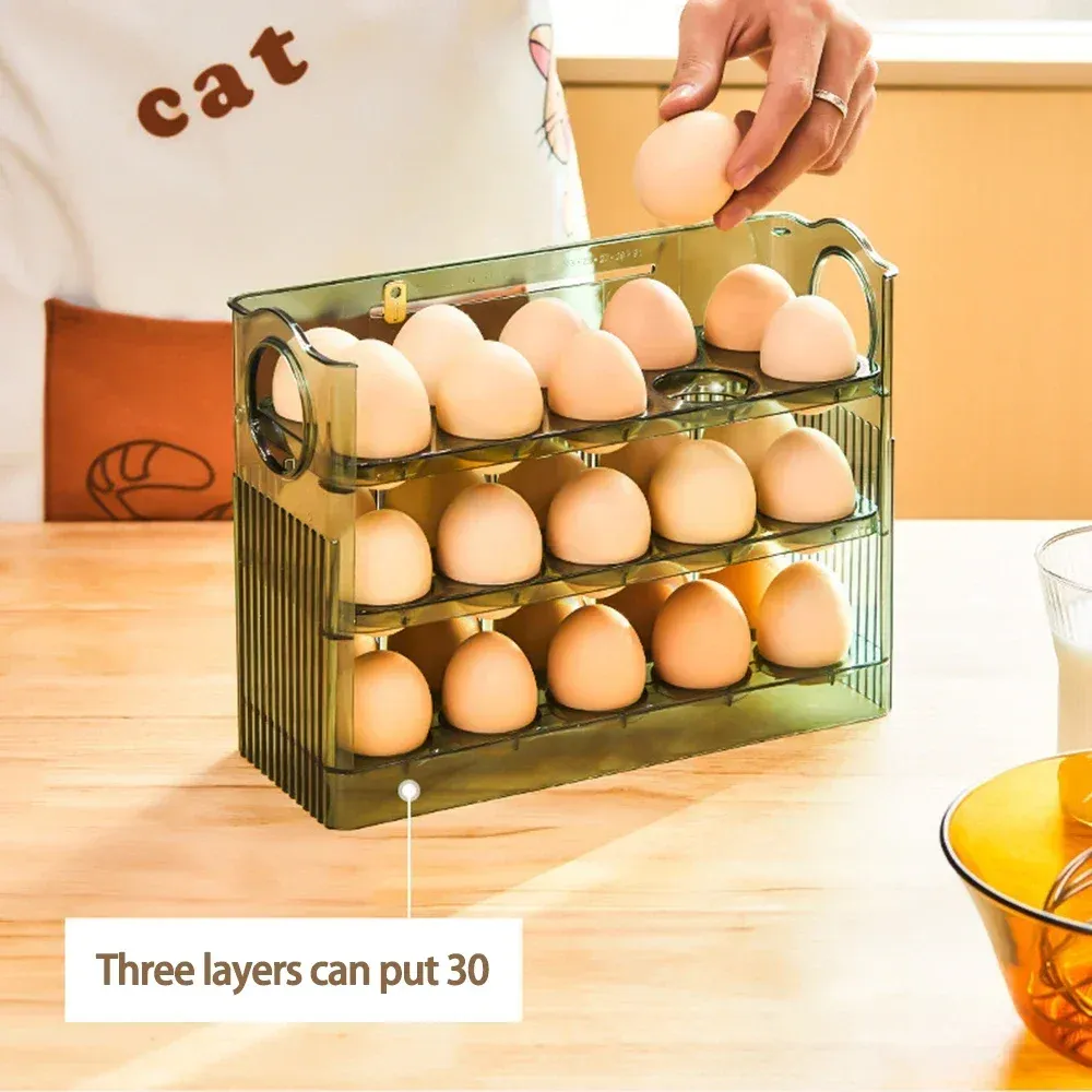 Boîte de rangement d'œufs dans une cuisine moderne