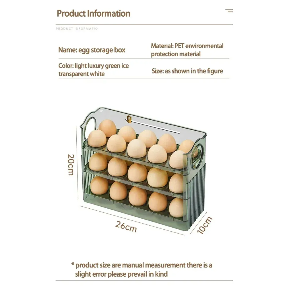 Boîte de rangement d'œufs dans un réfrigérateur ordonné