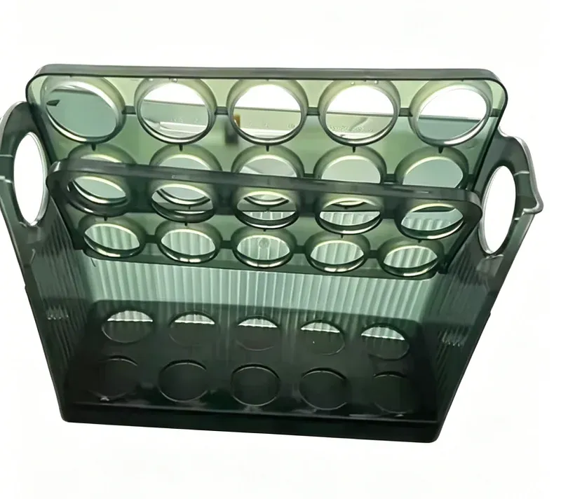 Boîte de rangement d'œufs en vert foncé