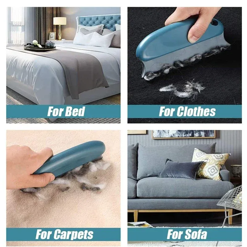 Brosse anti-peluches pour canapé et tissus, idéale pour les poils d'animaux de compagnie 3