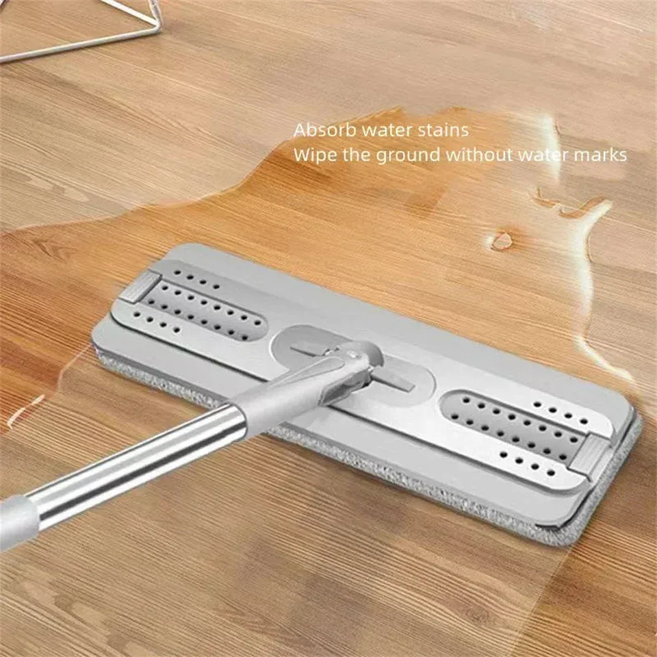 Balai microfibre extensible en situation d'usage
