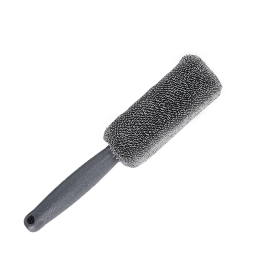 Gant de lavage pour voiture en microfibre chenille, éponge sans rayures, velours corail double face 11