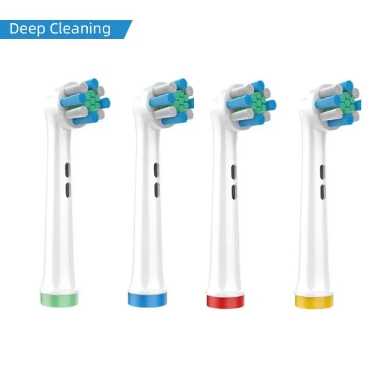 Brosses à dents électriques Dupont, lot de 4 têtes de rechange, compatibles Oral-B, pour un blanchiment des dents et des soins doux 12