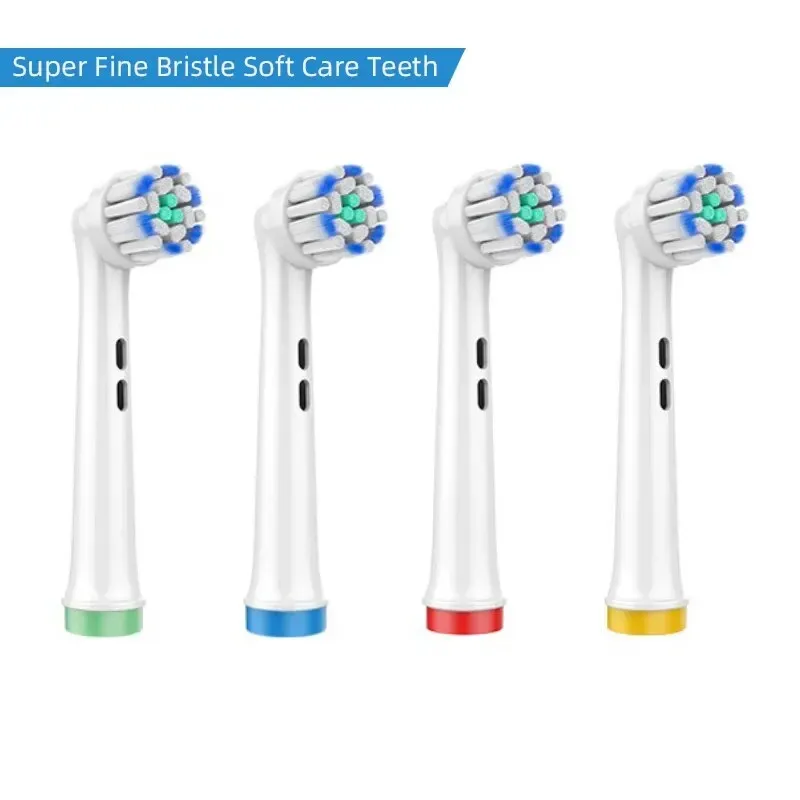 Brosses à dents électriques Dupont, lot de 4 têtes de rechange, compatibles Oral-B, pour un blanchiment des dents et des soins doux 16