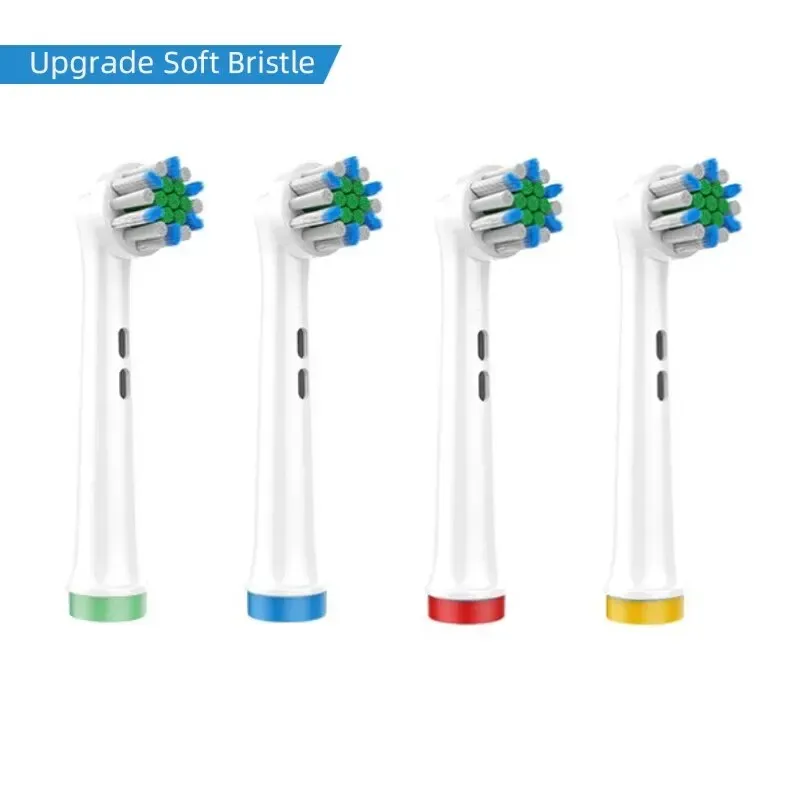 Brosses à dents électriques Dupont, lot de 4 têtes de rechange, compatibles Oral-B, pour un blanchiment des dents et des soins doux 15