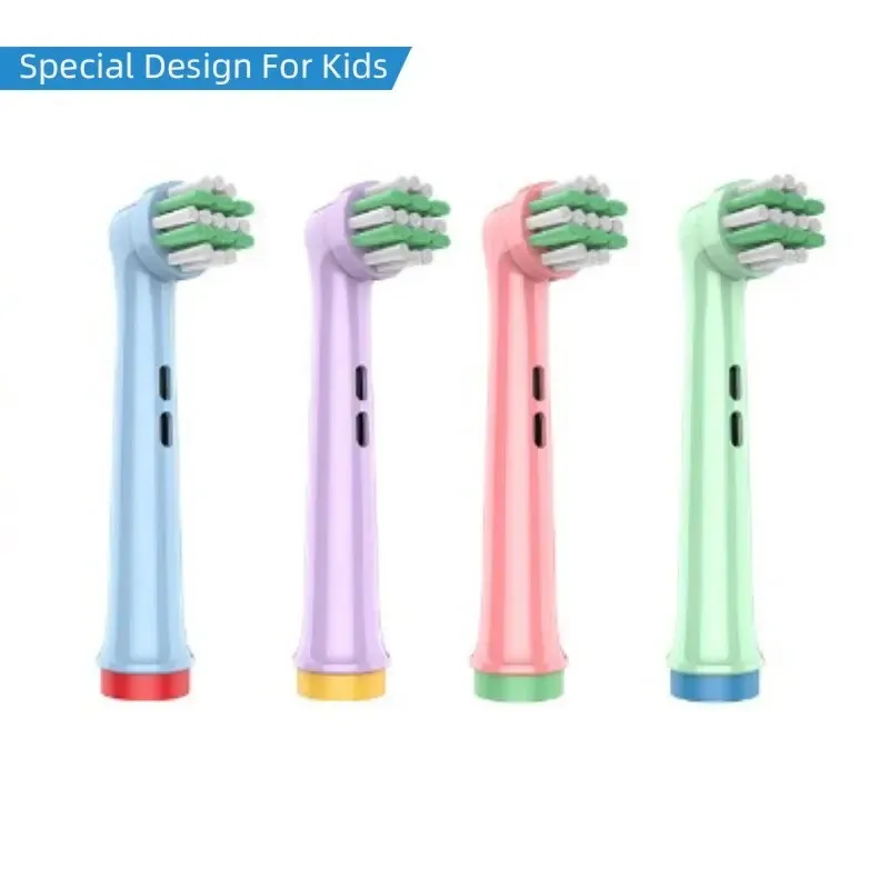 Brosses à dents électriques Dupont, lot de 4 têtes de rechange, compatibles Oral-B, pour un blanchiment des dents et des soins doux 14