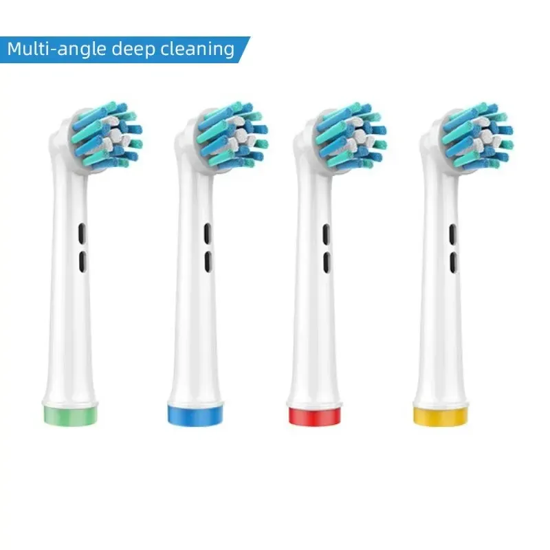 Brosses à dents électriques Dupont, lot de 4 têtes de rechange, compatibles Oral-B, pour un blanchiment des dents et des soins doux 20