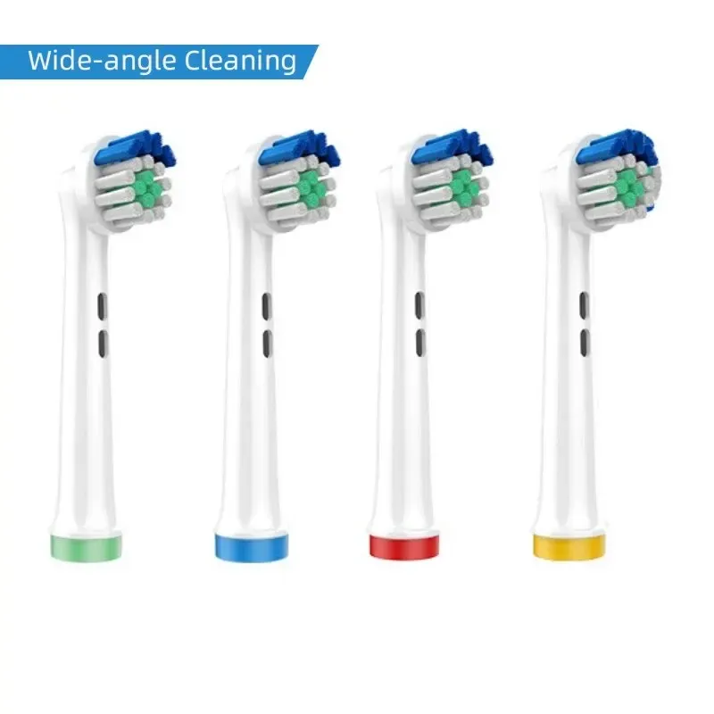Brosses à dents électriques Dupont, lot de 4 têtes de rechange, compatibles Oral-B, pour un blanchiment des dents et des soins doux 18