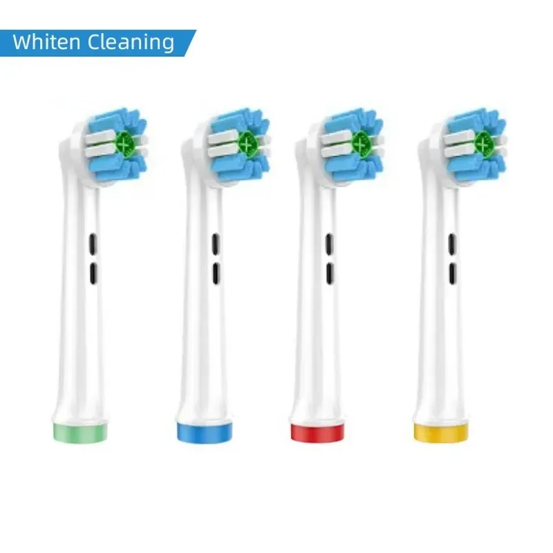 Brosses à dents électriques Dupont, lot de 4 têtes de rechange, compatibles Oral-B, pour un blanchiment des dents et des soins doux 9