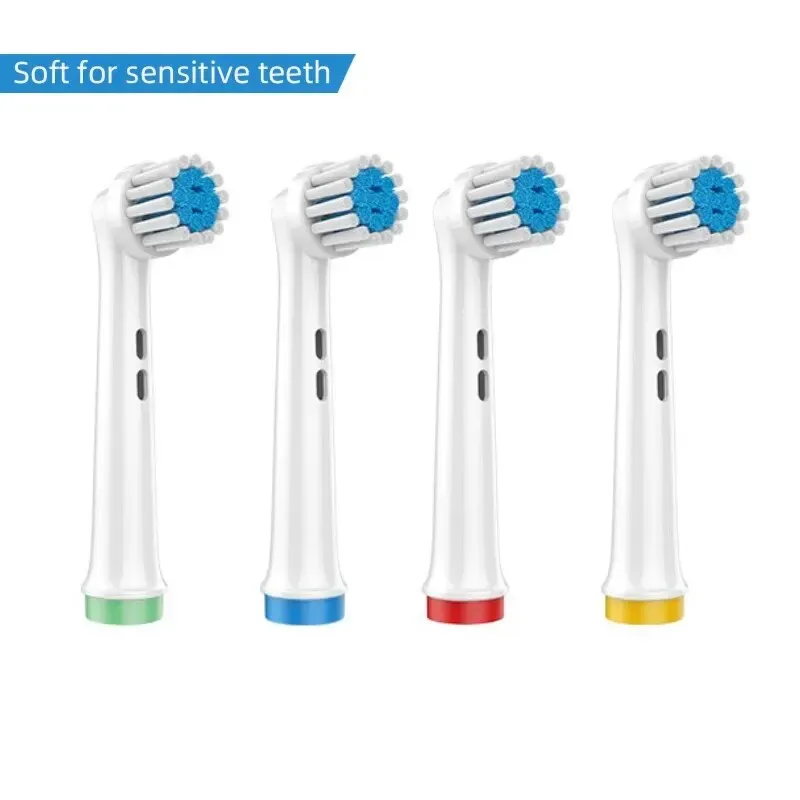Brosses à dents électriques Dupont, lot de 4 têtes de rechange, compatibles Oral-B, pour un blanchiment des dents et des soins doux 8