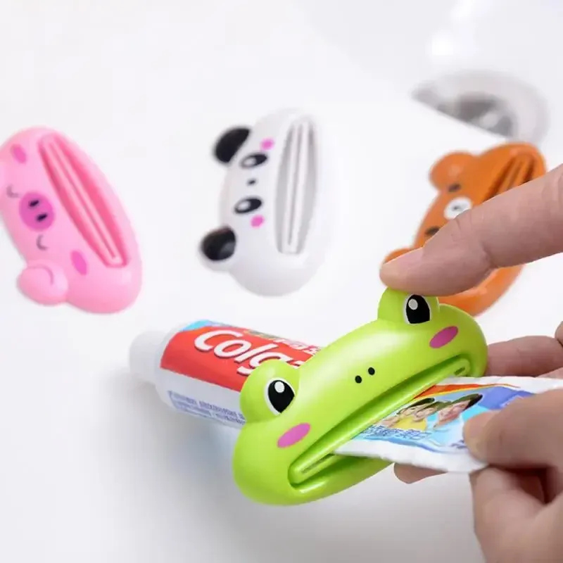 Presse-dentifrice multifonctionnel aux motifs animaux