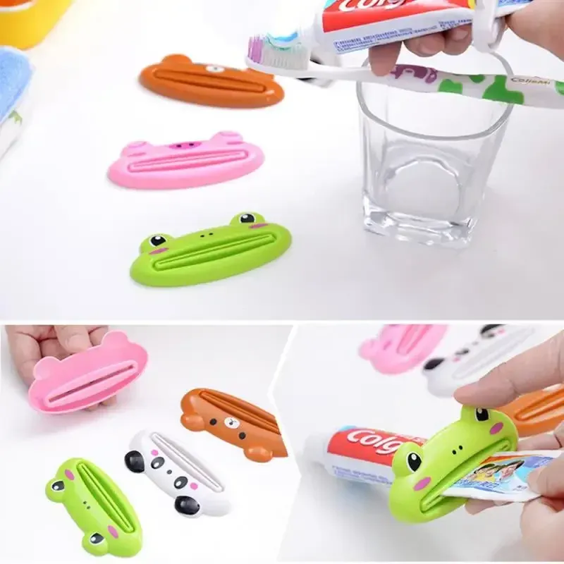 Presse-dentifrice animal coloris variés