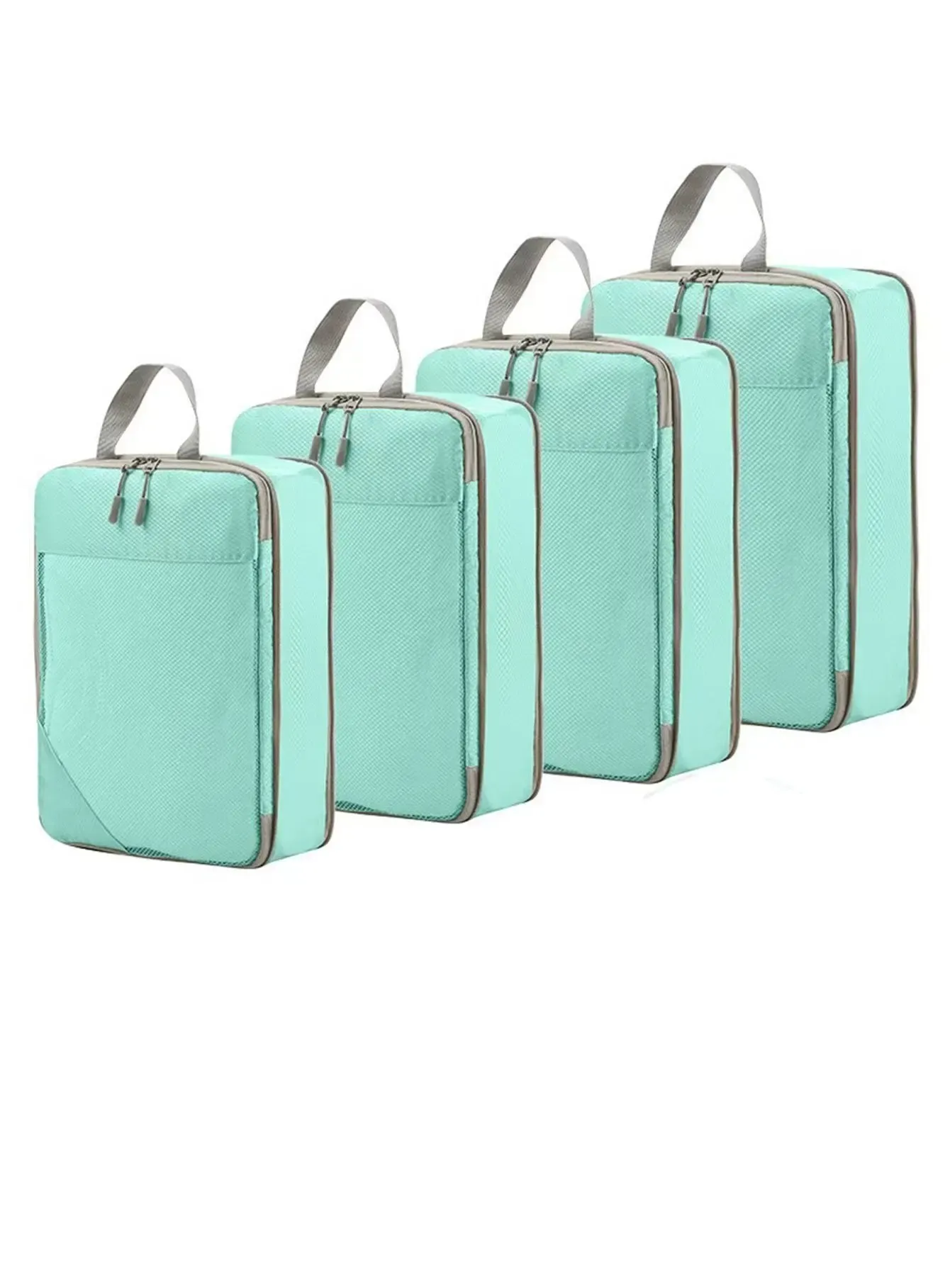 Cubes d'emballage compressibles pour valise, organisateurs de voyage extensibles et légers 18