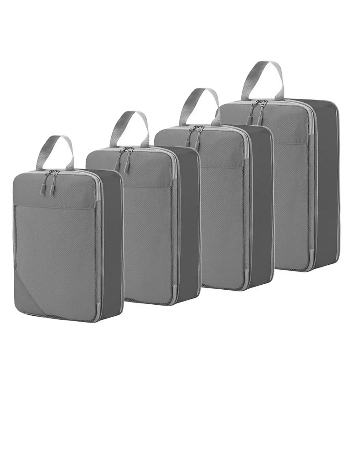 Cubes d'emballage compressibles pour valise, organisateurs de voyage extensibles et légers 28
