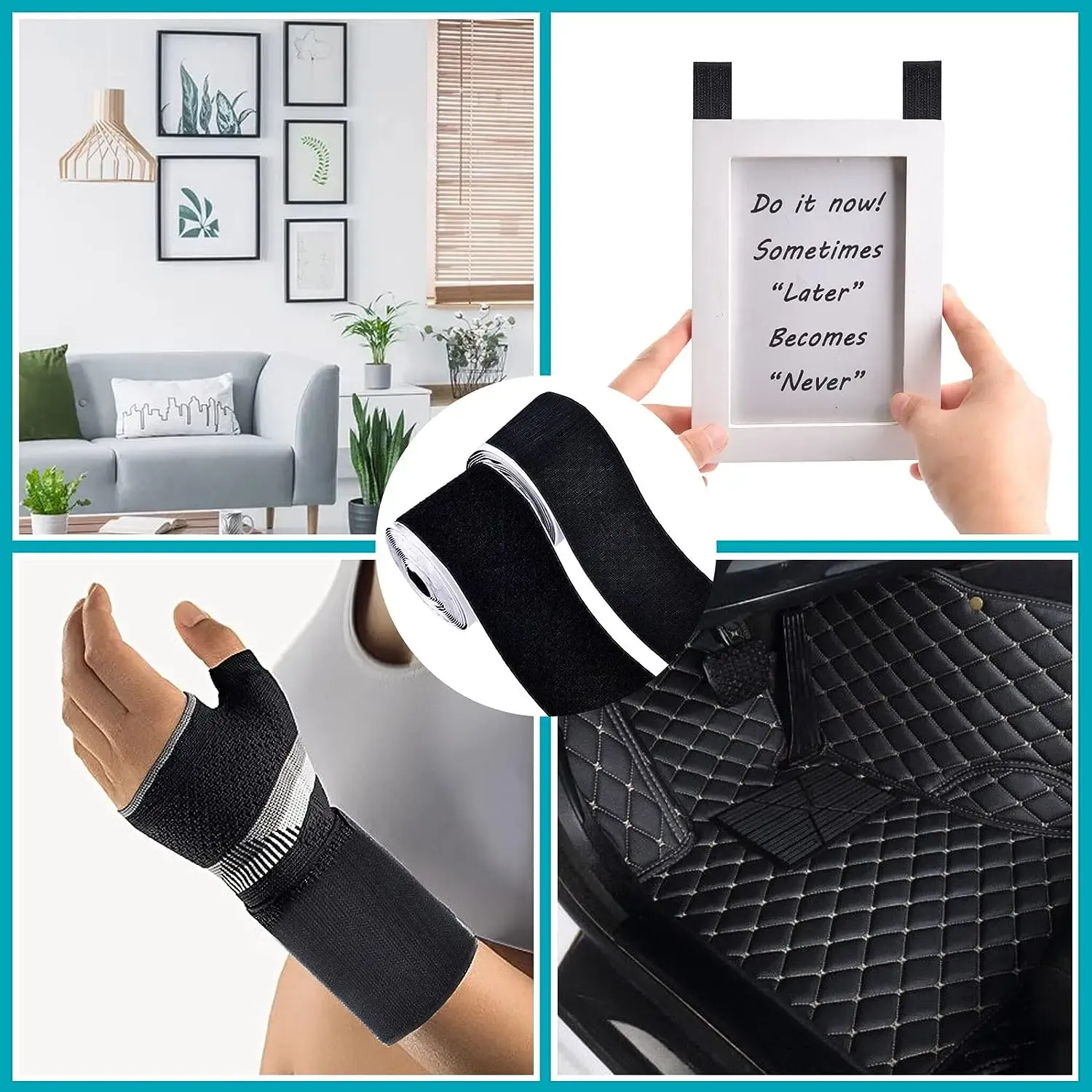 Idées d'utilisation du ruban velcro adhésif au quotidien