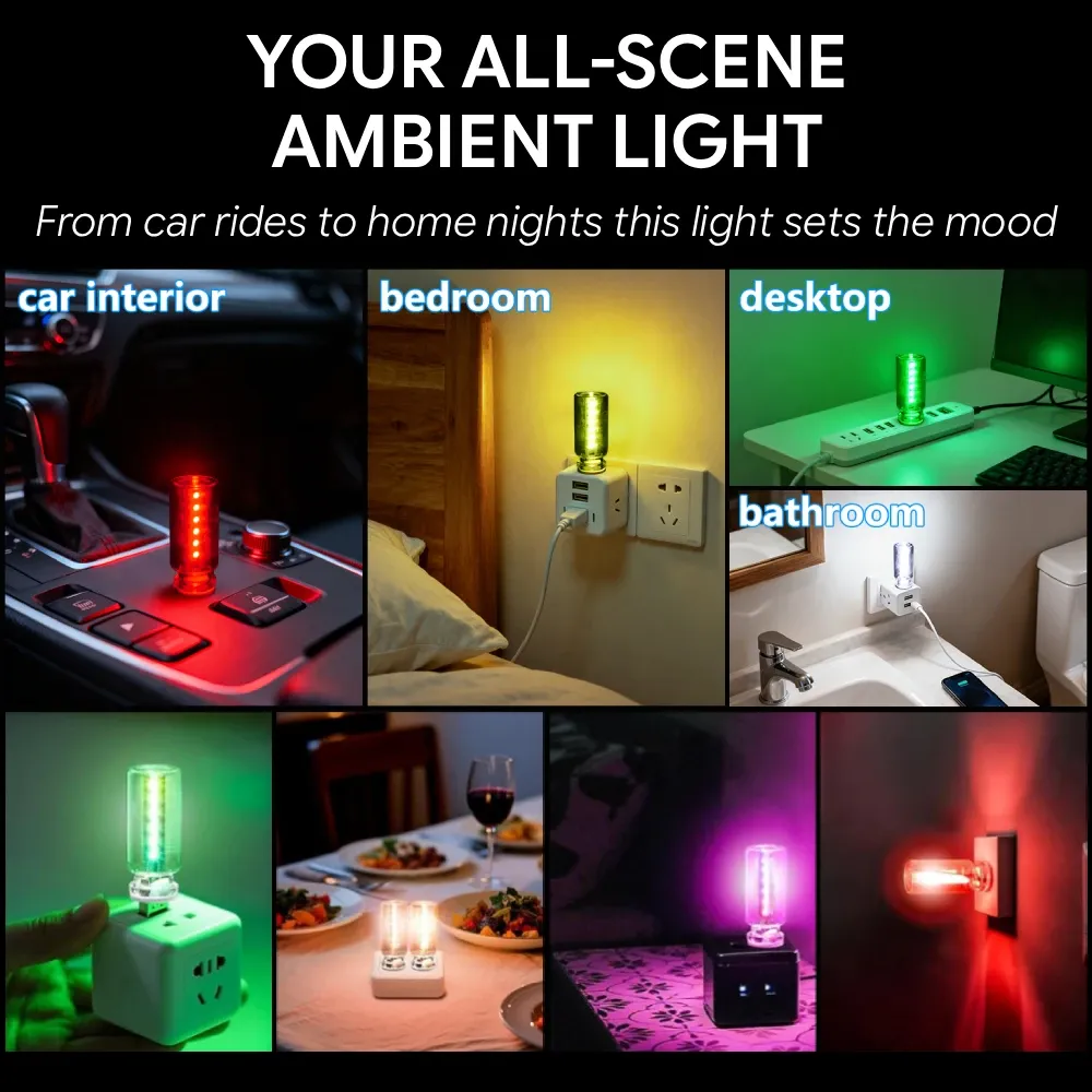 Éclairage d'ambiance et d'accentuation multicolore