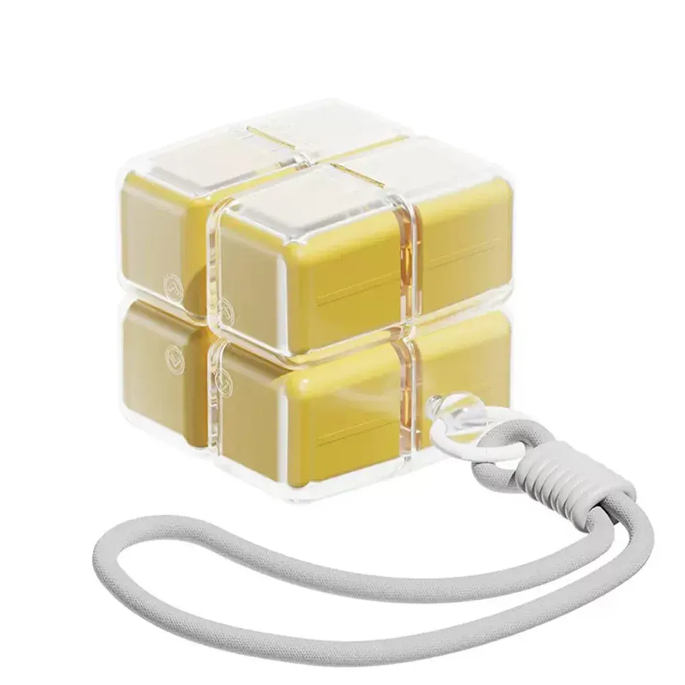 Pilulier en forme de Rubik's Cube, portable et étanche, 7 jours 7