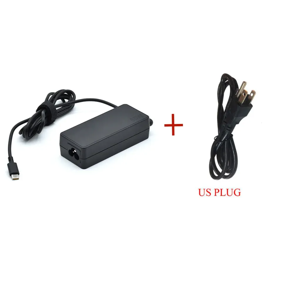 Adaptateur secteur 65 W 20 V 3,25 A à interface Type-C pour ordinateur portable, prise EU, compatible ASUS, Lenovo et HP 3